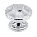 876-26 - Empire - 1 3/8" Cabinet Knob - Polished Chrome