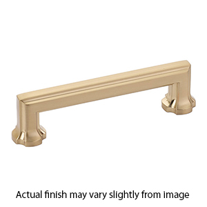 877-SSB - Empire - 4" Cabinet Pull - Satin Brass