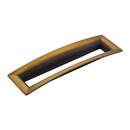 442 BRBZ - Finestrino - 160mm Flared Rectangle Pull - Burnished Bronze