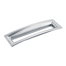 442 M26 - Finestrino - 160mm Flared Rectangle Pull - Matte Chrome