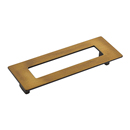 445 BRBZ - Finestrino - 128mm Rectangle Pull - Burnished Bronze