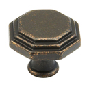 283 DFBZ - Firenza - 1 1/8" Cabinet Knob - Dark Firenza Bronze