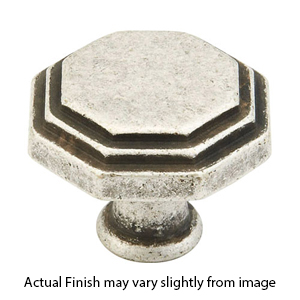 283 FS - Firenza - 1 1/8" Cabinet Knob - Firenza Silver