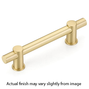 424-SB - Fonce - 4" cc Cabinet Pull - Satin Brass