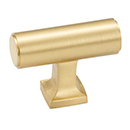 473-SB - Haniburton - 1-5/8" T-Knob - Satin Brass