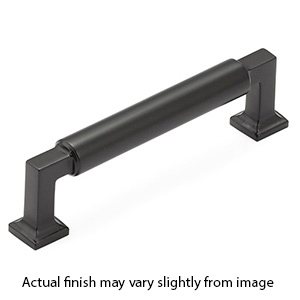 474-MB - Haniburton - 4" cc Cabinet Pull - Matte Black