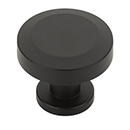 550-MB - Heathrow - 1.25" Round Knob - Matte Black