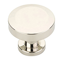 550-PN - Heathrow - 1.25" Round Knob - Polished Nickel