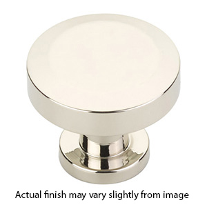 550-PN - Heathrow - 1.25" Round Knob - Polished Nickel