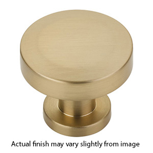 550-SSB - Heathrow - 1.25" Round Knob - Satin Brass