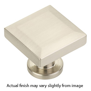 551-BN - Heathrow - 1.25" Square Knob - Brushed Nickel