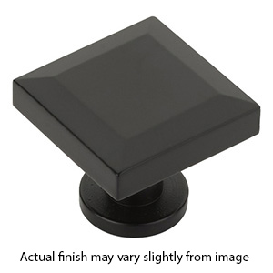 551-MB - Heathrow - 1.25" Square Knob - Matte Black