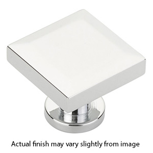 551-26 - Heathrow - 1.25" Square Knob - Polished Chrome