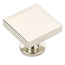 551-PN - Heathrow - 1.25" Square Knob - Polished Nickel