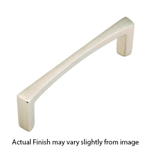 501 - Italian Contemporary - 4" Cabinet Pull - Satin Nickel