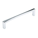 502 - Italian Contemporary - 6" Cabinet Pull - Polished Chrome