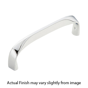 511 - Italian Contemporary - 4" Cabinet Pull - Polished Chrome