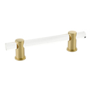 404-SB - Lumiere - 4"cc Pull - Satin Brass