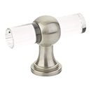 411-15 - Lumiere Transitional - 2" T-Knob - Satin Nickel