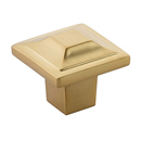 530 SSB - Menlo Park - Square Knob - Signature Satin Brass