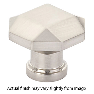 531 BN - Menlo Park - Faceted Knob - Brushed Nickel