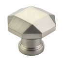 531 15 - Menlo Park - Faceted Knob - Satin Nickel