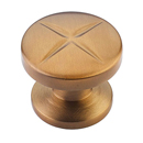 210 BBZ - Northport - 1 3/8" Round Polygon Knob - Brushed Bronze