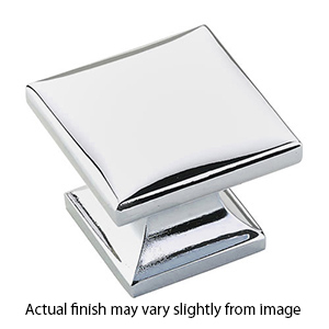 219 26 - Northport - 1 3/8" Square Knob - Polished Chrome