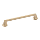 213 SSB - Northport - 8" Round Pull - Satin Brass