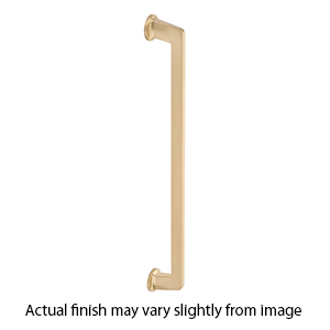 214 SSB - Northport - 15" Round Appliance Pull - Satin Brass