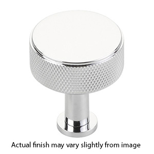 5002-26 - Pub House Knurled - 1.25" Round Knob - Polished Chrome