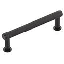 5003-MB - Pub House Knurled - 3.5" cc Cabinet Pull - Matte Black