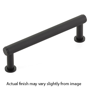 5005-MB - Pub House Knurled - 5" cc Cabinet Pull - Matte Black