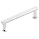 5003-26 - Pub House Knurled - 3.5" cc Cabinet Pull - Polished Chrome