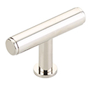 5101-PN - Pub House Smooth - 2" T-Knob - Polished Nickel