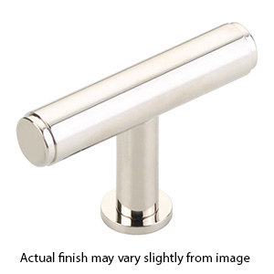 5101-PN - Pub House Smooth - 2" T-Knob - Polished Nickel