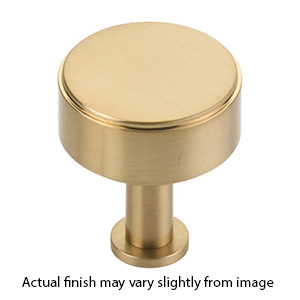 5102-SSB - Pub House Smooth - 1.25" Round Knob - Satin Brass