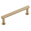 5103-SSB - Pub House Smooth - 3.5" cc Cabinet Pull - Satin Brass