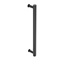 5112A-MB - Pub House Smooth - 12" cc Appliance Pull - Matte Black