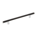 Regatta - 5" cc Bar Pull - Matte Black/ Polished Chrome