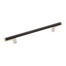 Regatta - 5" cc Bar Pull - Matte Black/ Satin Nickel