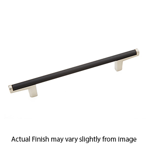 Regatta - 12-9/16" cc Bar Pull - Matte Black/ Satin Nickel