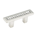 301-15 - Skyevale - 32 mm Cabinet Pull - Satin Nickel w/Crystals