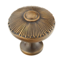 974-ED - Sunburst - 1.5" Cabinet Knob - Estate Dover