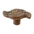 996-MBR - Cantata - Oblong Cabinet Knob - Monticello Brass