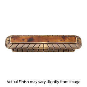 Precious Inlays - 3" Cabinet Pull - Tiger Penshell/ Estate Dover