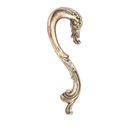 935L-MSL - French Court - 3.5"cc Cabinet Pull - Monticello Silver