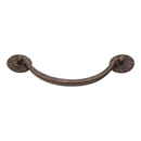 978-HLB - Sunburst - 5 1/2" Drop Pull - Hi-Lited Bronze