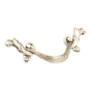 987-WB - French Court - 3.5"cc Cabinet Pull - White Brass