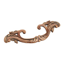 988-MBR - French Court - 5 3/8"cc Cabinet Pull - Monticello Brass